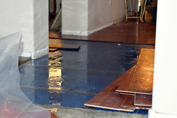 Professional Basement Flood Cleanup technician working in Cumberland, OH
